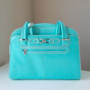 NWT McKlein Blue Oak Grove Laptop Travel Bag NWT